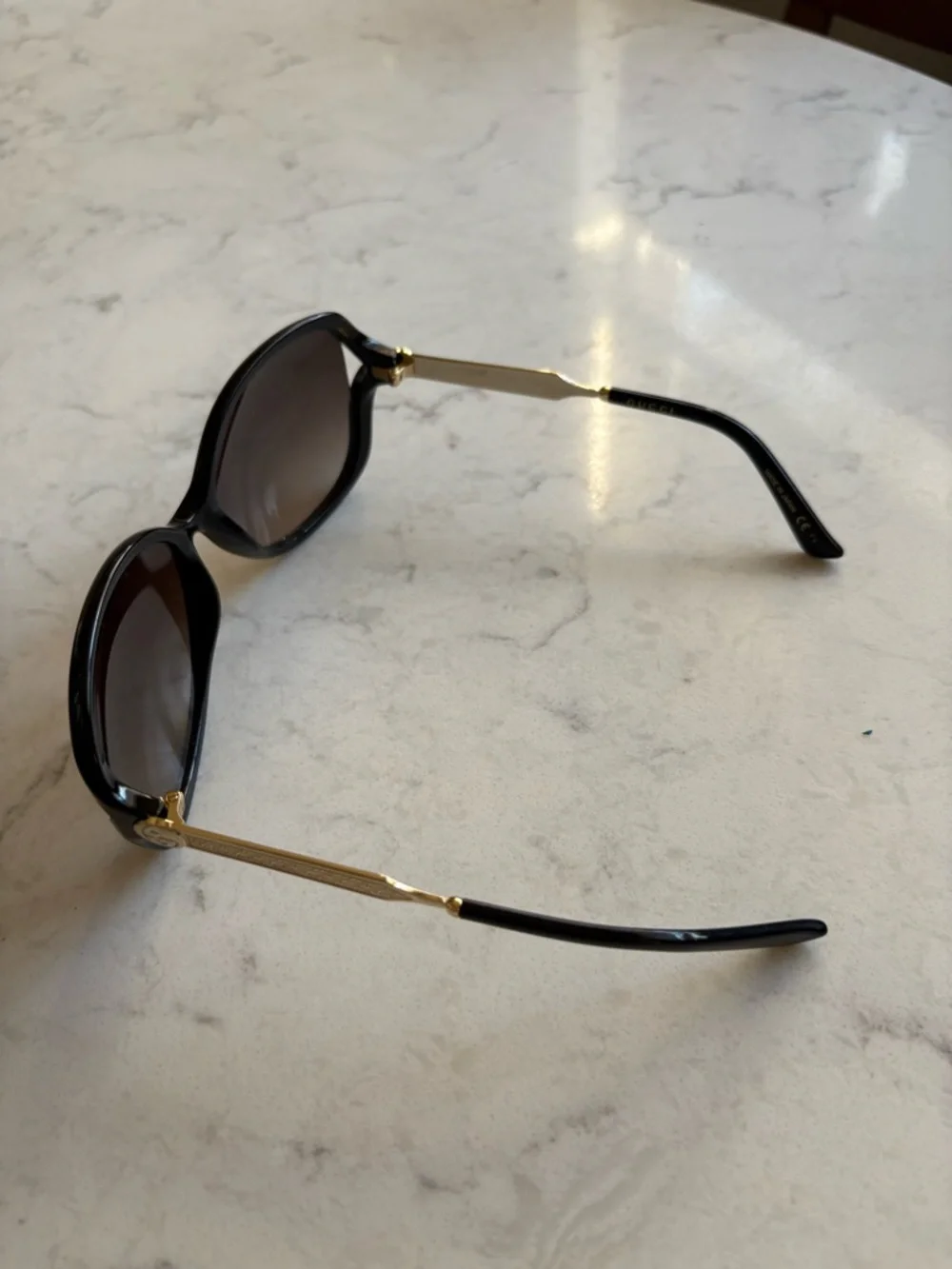 Gucci Black Gradient Lens Women's Sunglasses